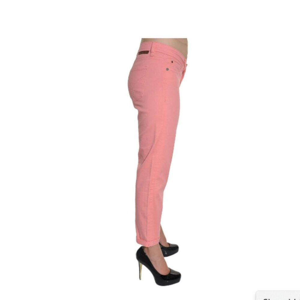 NEW! Calvin Klein Women's Power Stretch Skinny Crop Pants - Pink Flamingo